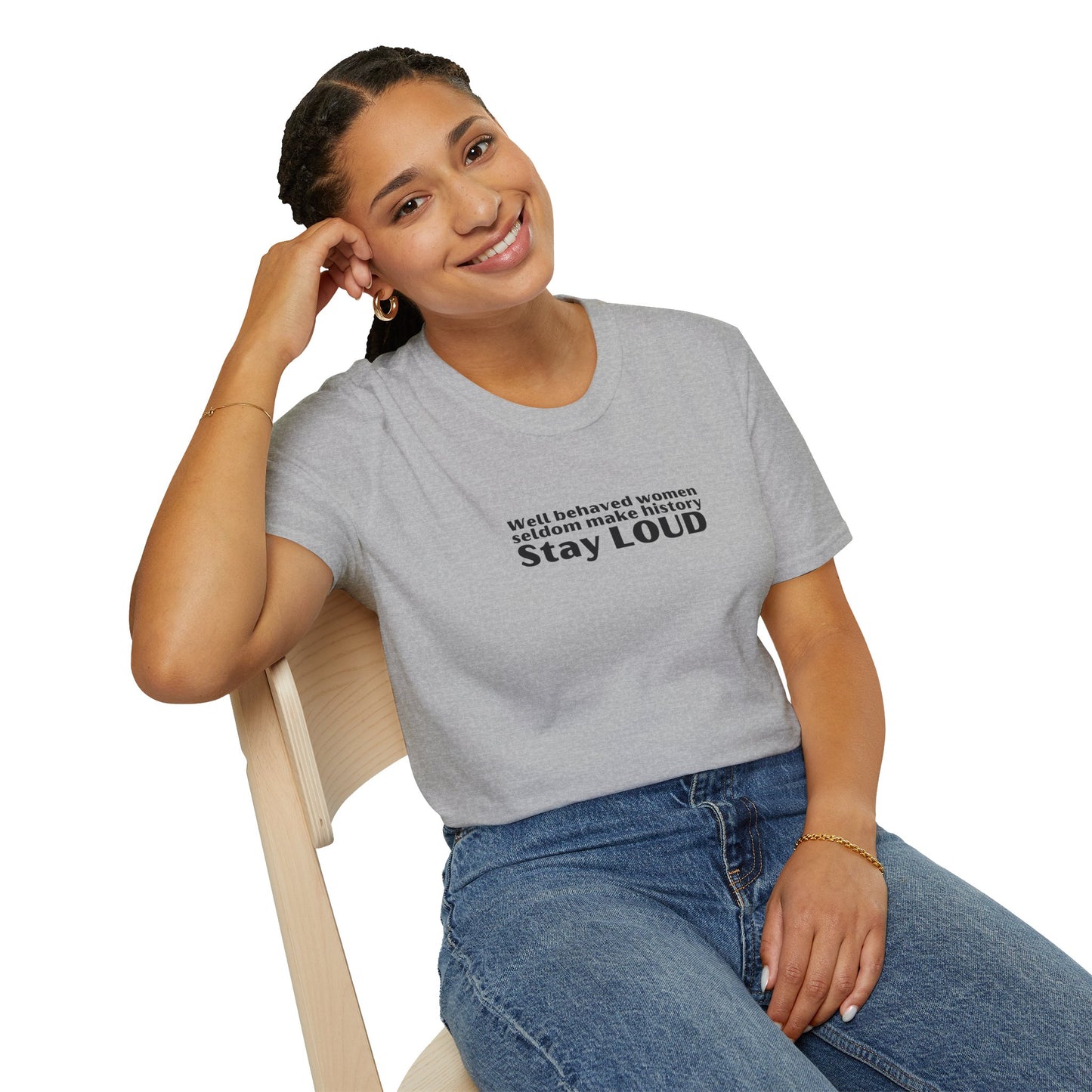 LOUD women make history tee