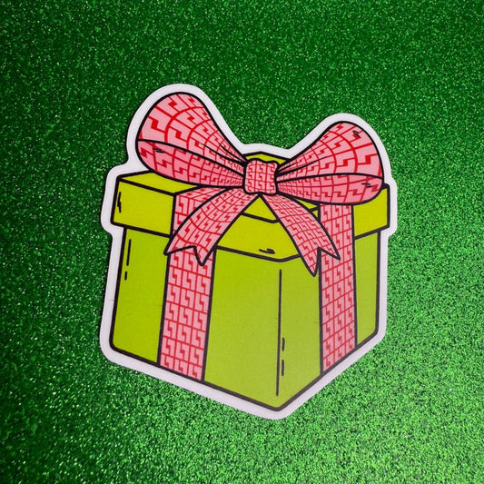 Grinchmas Gift Sticker