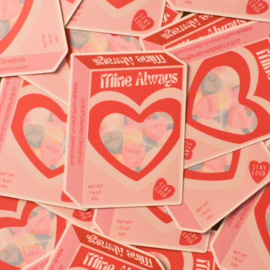 Candy Hearts Sticker