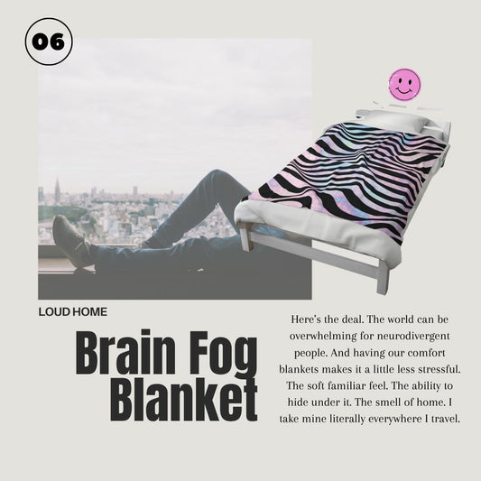 Brain Fog Plush Blanket | ADHD