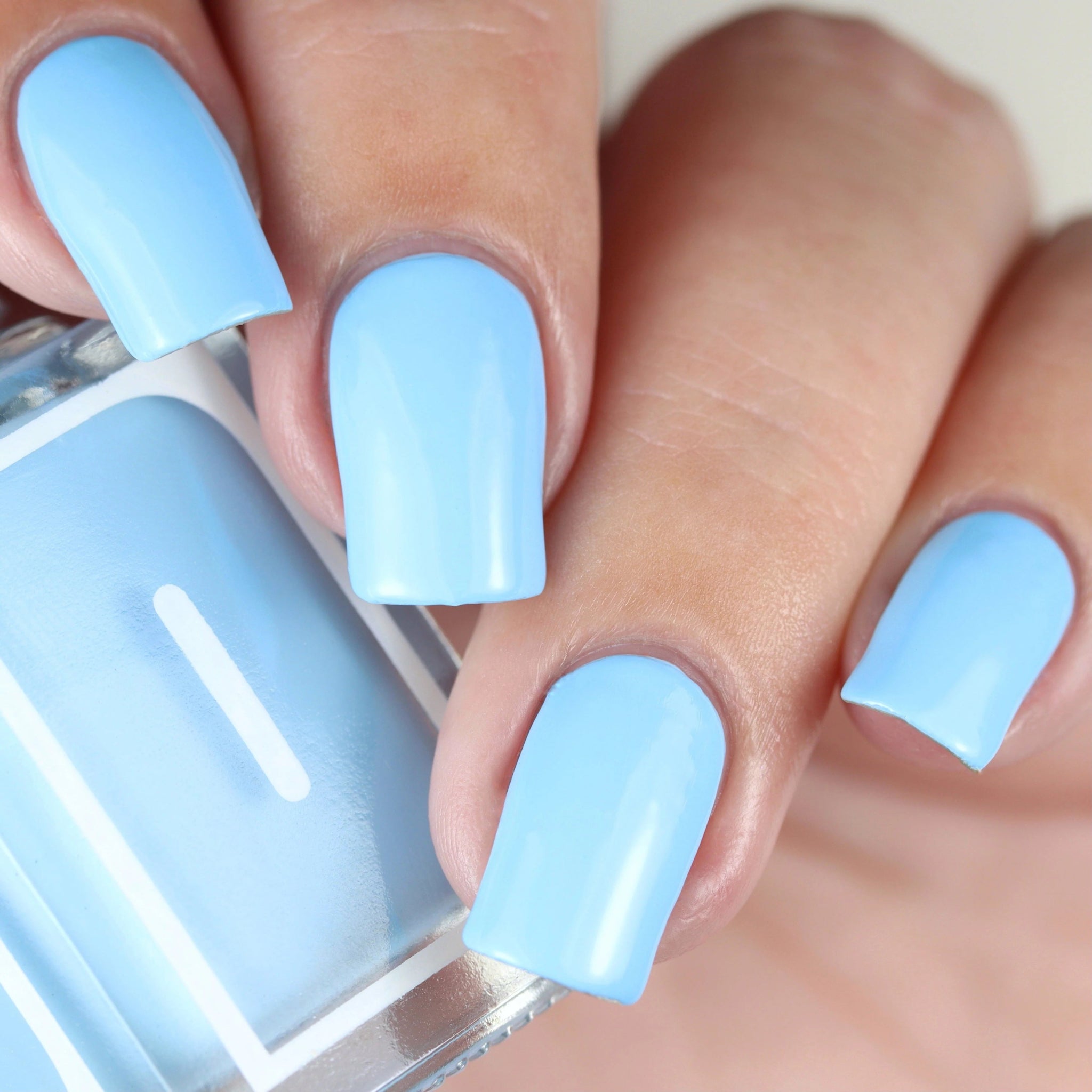 Buy Blue Nail Polish Bright Sky Blue Creme Blue Sky Marina From the Crystal  Knockout Sailing Excursion Collection 15ml Full Size Online in India - Etsy