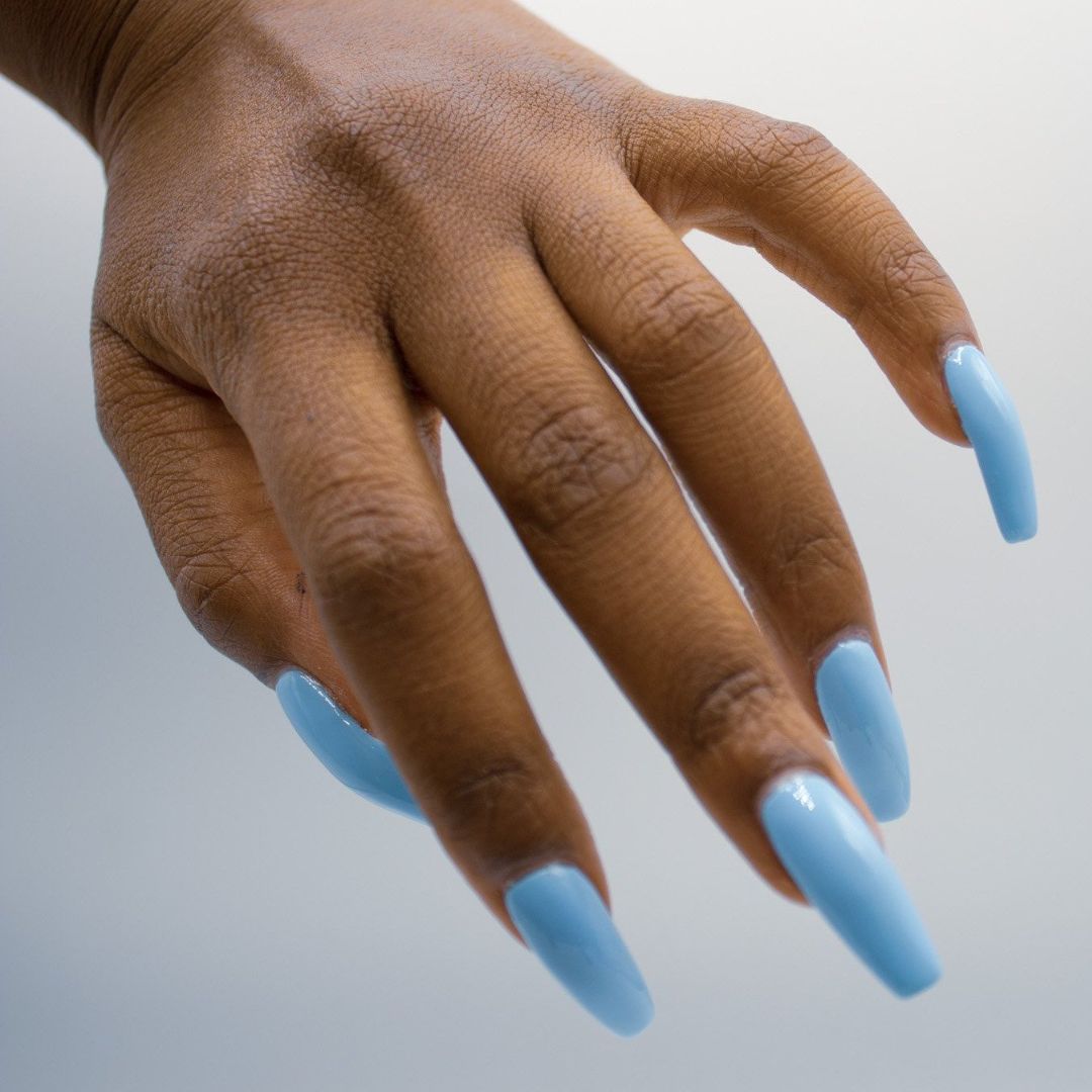 Blueberry Milk Nails: Get The Light Blue Nails Trend At Home - Chatelaine