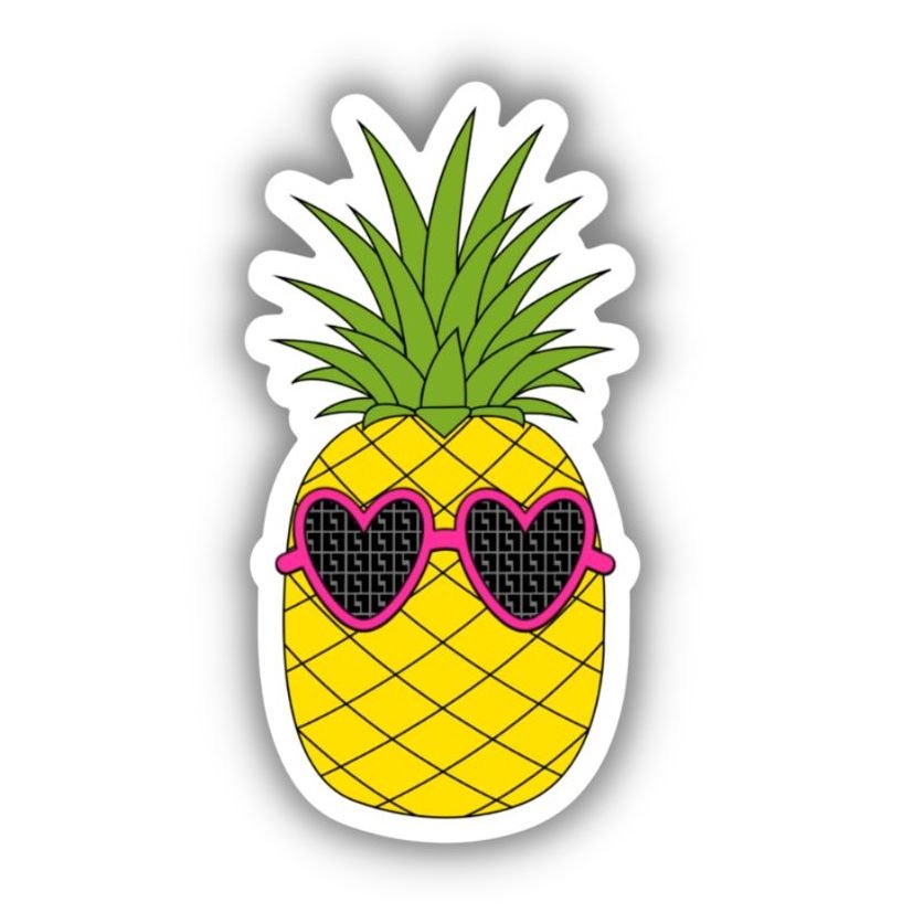 Pineapple Sticker - LOUD