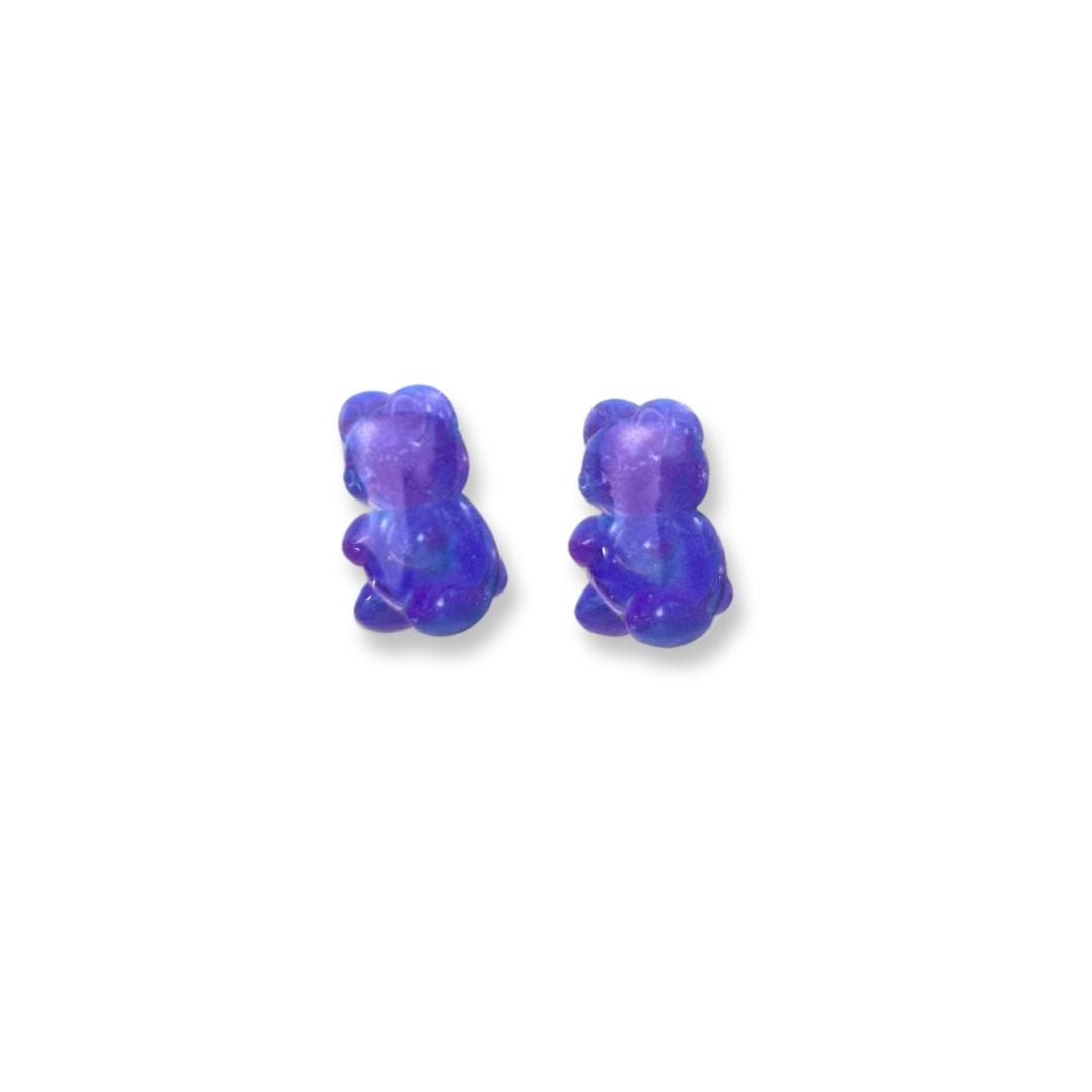 Purple Gummy Bear Earrings - LOUD