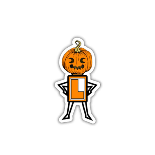 Spooky Pumpkin Sticker - LOUD